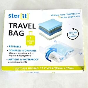 NWT Stor It Suitcase-Sized Compression Travel Bag - 17.7" x 22.4"